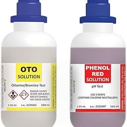 Helix Swimming Pool Test Kit pH and Free Chlorine Water Quality Tester Refill Pack 500 ML-image-68