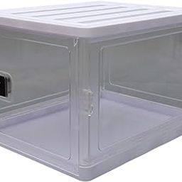 Fashion My Day Lock Bo Sturdy Storage Bin Tablet Phone Lock Bo for Snacks Electronic White-image-25