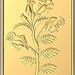 gold coin 24k 10 gram 24K (999) Gold Bar 10 grams | 24 kt Gold Bar/Coin/Bullion for Birthday, Wedding, Akshaya Tritiya & Festive Gift, Rose Impression-image-30