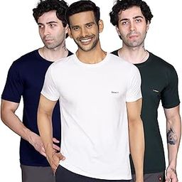 DZANT 24/7 T-Shirt for Man Combo Pack of 3 | Round Neck | Half Sleeve | Cotton | Regular Fit | T Shirt for Men-image-45
