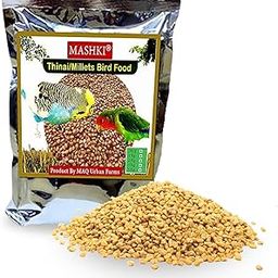 Thinai Kangni Seed Double Cleaned Korra, Rala, Thina, Kang, Kaon Seeds Foxtail Millet koni dhaan, navane Nutrition Bird Food for All Birds (3)-image-65