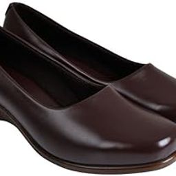 LIYU Women's Sleek Slip-On Wedge Ballerina Shoes – Comfortable Formal Footwear-image-0