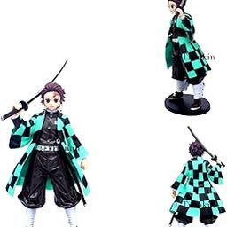 Trunkin Polyvinyl Chloride Demon Slayer Tanjiro Kamado Kimetsu No Yaiba Action Figure,Figurine With Stand Model,A Figurine,Pvc,7 cm,16 Cm-image-62