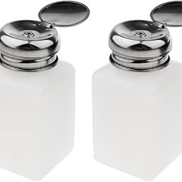 MYADDICTION 2 Pcs Nail Polish Remover Pump Dispenser Press Bottle Empty Container 200ml-image-42