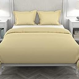 Livpure Smart Polyester Solid 110 GSM, Skin Friendly | Moisture Free | Lightweight and Smooth Feel Microfiber Duvet Cover (Beige, Double)-image-7