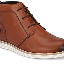 Retro British Tan Italian Leather Chukka Boot-image-9