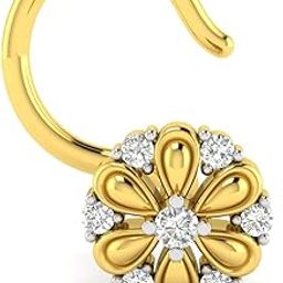 14KT Rose Gold Nose Ring for Women-image-54
