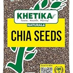 Khetika Naturale Chia Seeds 200G | Clean Chia Seeds for Eating | Helps in Weight Loss | Good Source of Omega 3 Fatty Acids | 100% Natural-image-71