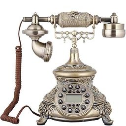 TelPal Corded Classic Antique Vintage Old Fashion Telephone for Home Office Decoration-picture-29