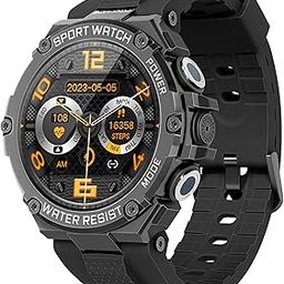Promate Xwatch-R19 (Free BT Speaker with 2 Year Warranty) 1.53" Rugged Smart Watch for Men with BT Calling, Water Resistant, AI Voice Assistance, 100+Modes & Faces, 360+ Hrs Long Battery - Black-picture-23
