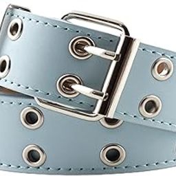 LICHTS®Women Punk Belt Double Grommet Leather Jeans Waist Strap Blue|Clothing, Shoes & Accessories | Womens Accessories | Belts|As you choose-image-64
