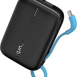 URBN 10000 mAh Nano Link Power Bank with in-Built USB-C Cable| 22.5W Fast Charging | Type C PD (Input& Output) | Made in India | Two Way Fast Charge | for iPhone, Android & More (Black)-81