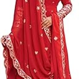 Varni Fabrics Women’s Faux Georgette Gown – Elegant Party-picture-4