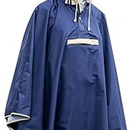 Jazzy Pearls®Adults Poncho Waterproof Jacket Raincoat for Men Women Unisex Adults Outdoor L Size Blue|Clothing, Shoes & Accessories | Mens Clothing |1 Raincoat-image-46