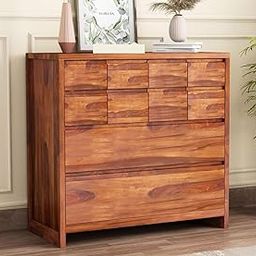 AMBICA WOODMART Sheesham Wood Chest of Drawer | Cheast of Drawer for Storage and Spacious Dresser for Hall Home Office Furniture, Kitchen Cabinet|Colour (Brown) Finish (Honey) A8-image-111