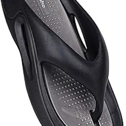 Sponge Flip Flops for Men | Orthopedic slippers with Mild Acupressure Points | Lightweight | Dual-Colour Design, Soft EVA Footbed, Waterproof-image-16