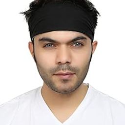 BISMAADH Reversible Breathable Fashion Multifunctional Unisex Pollycotton & Elastic Boho Headband for Yoga, Running, Cycling, Riding, Gym-image-4