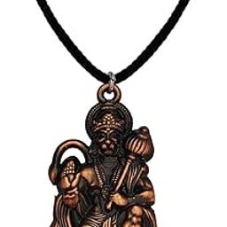 Hindu Lord Bajrangbali Hanuman idol Monkey God of Devotion Locket With Silver Cotton Dori Pendant Necklace For Men And Women SPn2022792-image-72