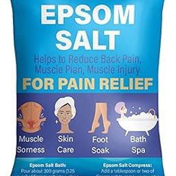 Chstr Epsom Salt For Pain Relief Epsom Salt For Foot Epsom Salt For Bath Epsom Salts For Feet Pain For Muscle Relief, Relieves Aches & Pain Epsom Bath Salt Crystal and Bath (2Kg)-image-11