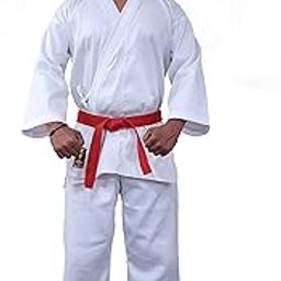 Be Win Karate Uniform Poly-Cotton Drill Fabric -(White,40 Size)-picture-20