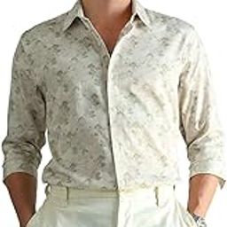 Newyork Men's Slim Fit Smart Printed Shirt-image-10