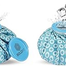 Boldfit Hot Water Bag Ice bag for Pain Relief Cold Ice Pack Bag for Pain Relief Cold Water Bag for Pain Relief, Injuries, and Cold Therapy Comes with Leak-free Closure - Blue 7.5 Inch - Pack of 2-image-90