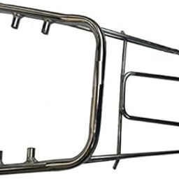 Rear Carrier (Chrome) Compatible for Yamaha RXZ – Heavy Duty Luggage Rack-image-0