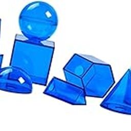 Fashion My Day 12 Pieces Geometric Solids 3D Shapes for Boys Girls Children School Supplies-image-1