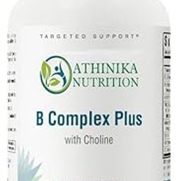 B Complex Plus - Vitamin B Complex Supplement with Choline & Riboflavin - Supports Brain Health, Digestion, & Energy - 100 Capsules-0