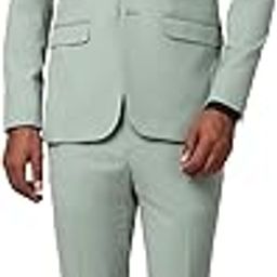 Men's Polyester Blend Two Piece Suit-Dress Set-image-52