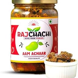 Raj Chachi - Rajasthani Mango Pickle 400 gm - Aam Ka Achaar | Less Oil | Mustard Oil Base Homemade Mango | No Preservatives, No Artificial Flavours | Traditional Recipe-image-69