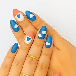 Blue & Peach Heart and Cloud Design-image-25