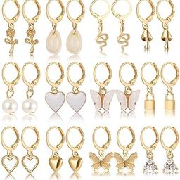 12 Pairs Combo Set Latest Stylish Drop Earrings for Women and Girls (15859er)-39