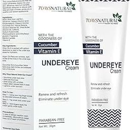 Undereye Brightening Cream Under Eye Cream | Reduces Dark Circles, Wrinkles & Fine Lines | With Caffeine for Puffiness | For Women & Men 30 ml (Pack of -1)-28