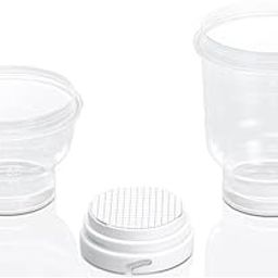 Sartorius 16D03-10-H6-TG Microsart Filter, 100 Tray Version, Sterile, Cellulose Nitrate, Black/White, 0.45 um High Flow, 100 mL Capacity (Pack of 24)-1