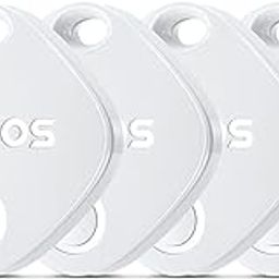 ATUVOS Air Tags-4 Pack, Bluetooth Luggage Tracker Works with Apple Find My APP (iOS Only, Not for Android), Keys Finder and Item Locator for Luggage, Backpack, Suitcases, Replaceable Battery (White)-10