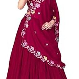 Womens Georgette Sequence Embroidery Lehenga Choli For Women | Wedding | Stylish | Festive | Lehenga For Womens-image-40
