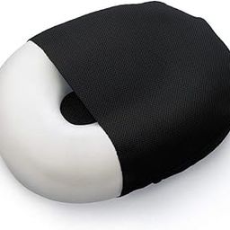 METRON Donut Ring Cushion for Piles – Orthopedic Seat Support, Medium Firm – Hemorrhoids, Fistula – Pain Relief in Pre & Post Pregnancy or Surgery – Removable Washable Black Cover-image-6