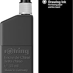 Rotring Isograph and Variant Drawing Ink - 23 ml Bottle Black-image-31