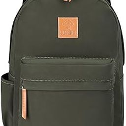 Vegan Leather Mature Unisex Laptop Backpack-13
