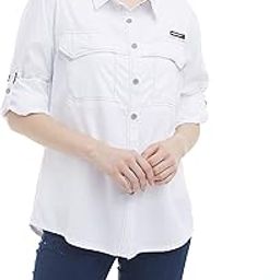 Women's UPF 50+ UV Protection Shirt, Long Sleeve Fishing Shirt, Breathable and Fast Dry-image-5