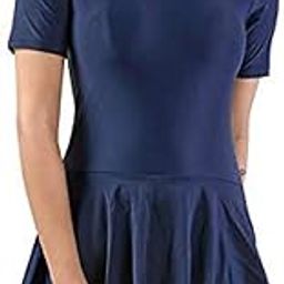 Lycra Swimming Suits for Women and Girls One-Piece Swimsuits Navy (Pack of 1)-picture-50