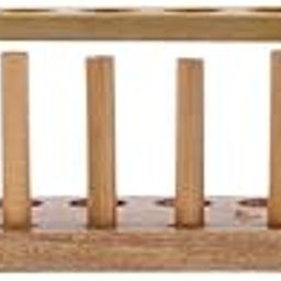 UJEAVETTE Wooden 8 Holes Test Tube Rack Storage Bracket Rack Lab Glassware Equipment Kits-picture-30