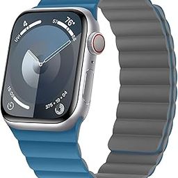 HITZEE Compatible with Apple Watch Band 49/46/45/44/42/41/40/38mm, Soft Silicone Magnetic Bands Strap Compatible for iWatch Ultra 2 Series 10 9 8 7 SE 6 5 4 3 2 1-image-25