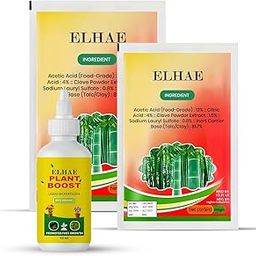 ELHAE Plant Boost Biofertilizer (50ml) + Natural Weed Control Granules (2 x 200g) | Organic Growth & Safe Weed Management Combo | Pet & Soil Friendly | Garden & Farm Use-image-12