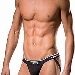 SG2 Mens Cotton Thongs/Jockstrap/Supporter (Pack of 3) (Black Pack of3, x_l)-picture-53