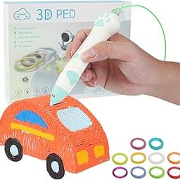 PATPAT® 3D Pen for Kids, 3D Pen with Adapter, USB Wireless 3D Pen with 10 Roll 2m Long 3D Pen Filament, Doodle Gadgets for Students Magical Pen Cat Paw Cute Pens Fancy Pen 3D Pen Kids Drawing Gadget-22
