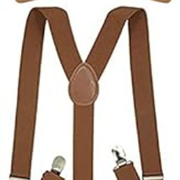 Light brown Suspender and Velvet Bow Tie Set for Men-image-99