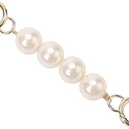 Pearl Purse Chain Strap Extender for Cross-Body Shoulder Bag Handbag,Bag Accessories Charms (Light Gold)-image-28