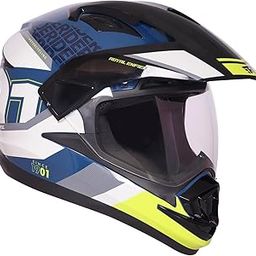 ROYAL ENFIELD Escapade DS Edge FF ID ABS GI Blue M57 Helmet | Certification: ISI & DOT | Type: Full Face | Material: ABS-picture-28